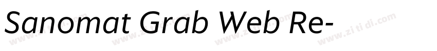 Sanomat Grab Web Re字体转换